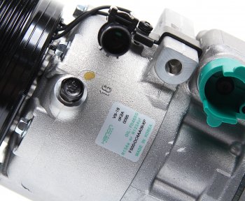 28 499 р. Компрессор HYUNDAI Sonata NF (04-) KIA Magentis (04-) (2.02.4) кондиционера HCC (HANON) HCC 97701-3k220  с доставкой в г. Кемерово. Увеличить фотографию 3