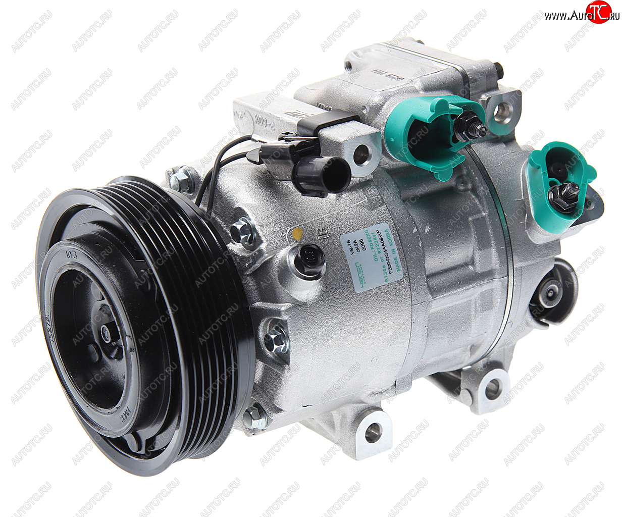 28 499 р. Компрессор HYUNDAI Sonata NF (04-) KIA Magentis (04-) (2.02.4) кондиционера HCC (HANON) HCC 97701-3k220  с доставкой в г. Кемерово