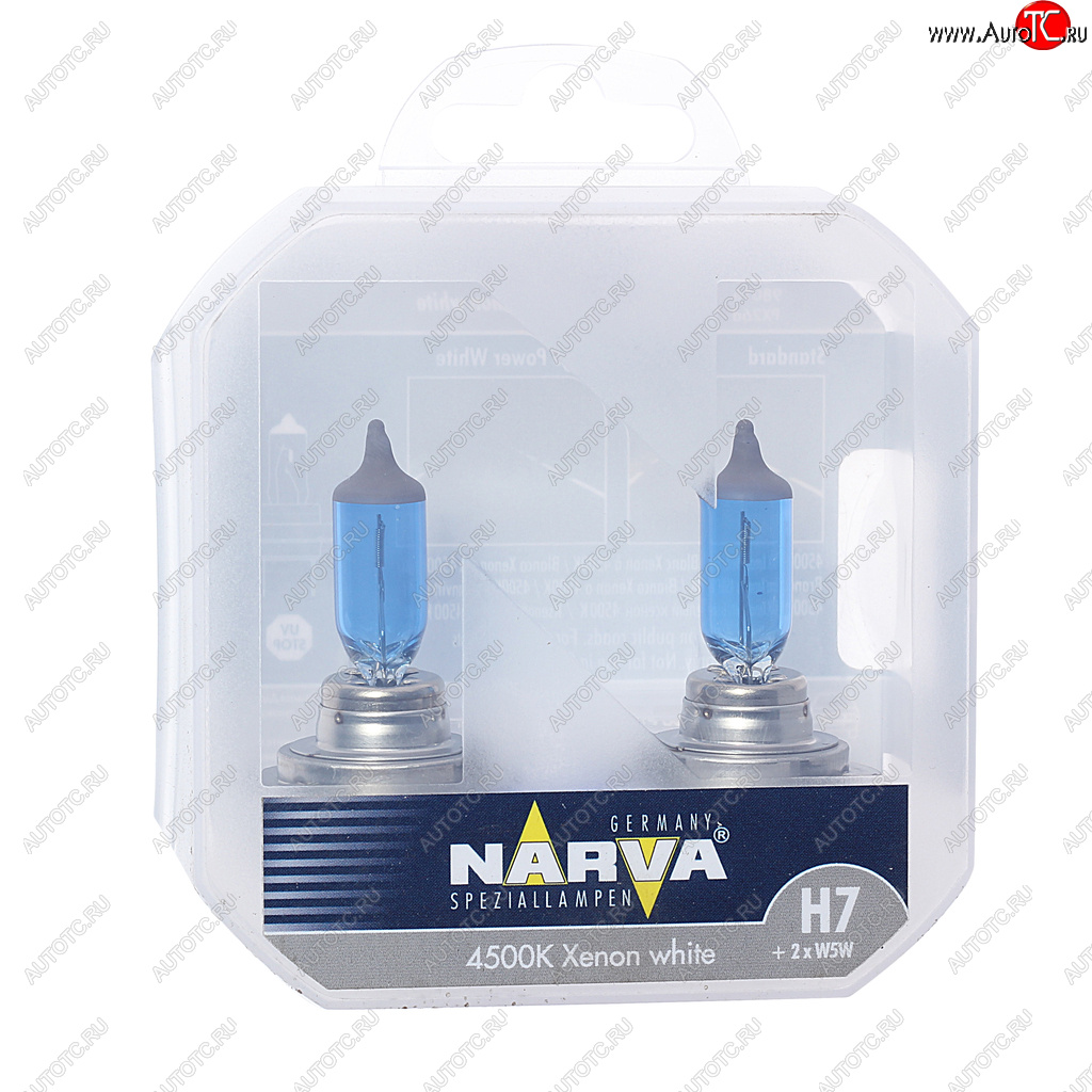 1 779 р. Лампа набор 12V H7 85W + W5WT105 PX26d бокс (2шт.+2шт.) Range Power White NARVA NARVA 980162100  с доставкой в г. Кемерово