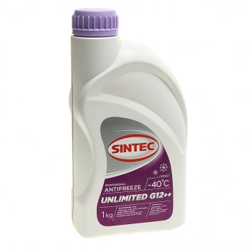 359 р. Антифриз фиолетовый -40C 1кг G12++ Unlimited SINTEC SINTEC 990565  с доставкой в г. Кемерово. Увеличить фотографию 1
