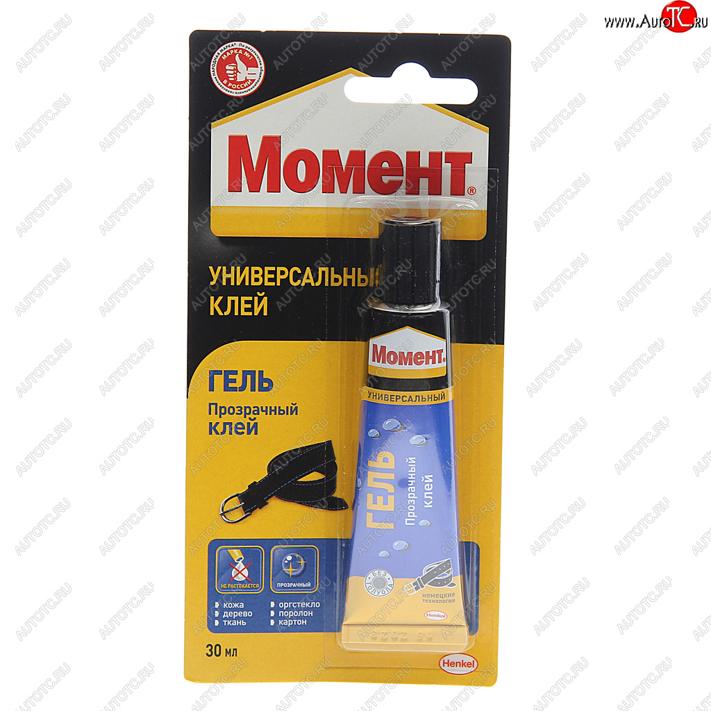 161 р. Клей универсальный водостойкий гель 30мл МОМЕНТ МОМЕНТ 997777  с доставкой в г. Кемерово