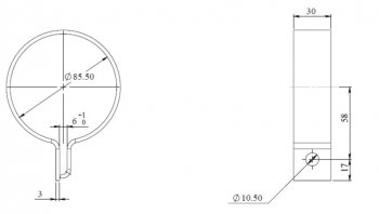 399 р. Хомут глушителя MAN (d=85.5) (цинк) DINEX DINEX 99785  с доставкой в г. Кемерово. Увеличить фотографию 3
