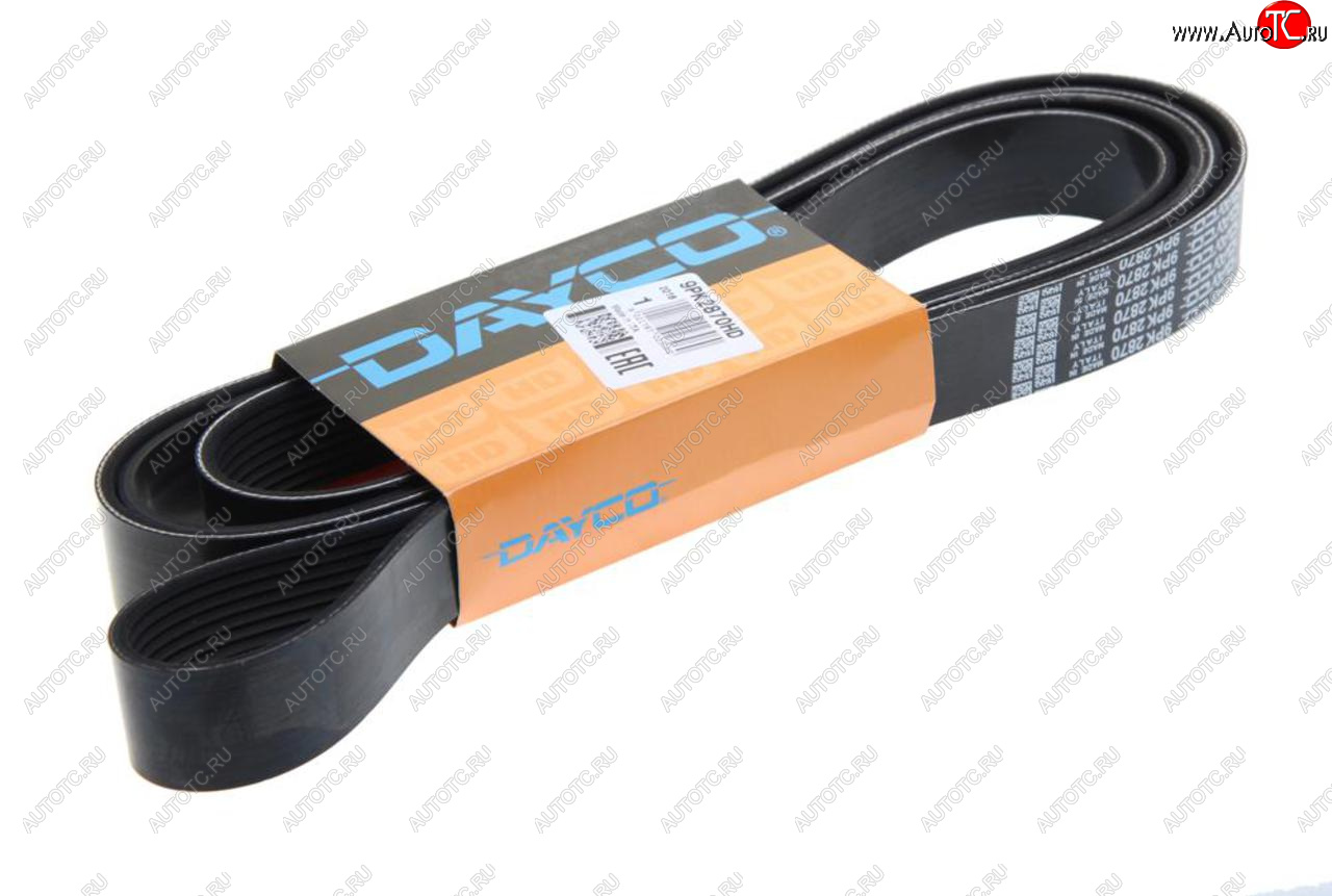 2 799 р. Ремень приводной поликлиновой 9PK2870HD DAYCO DAYCO 9pk2870hd  с доставкой в г. Кемерово