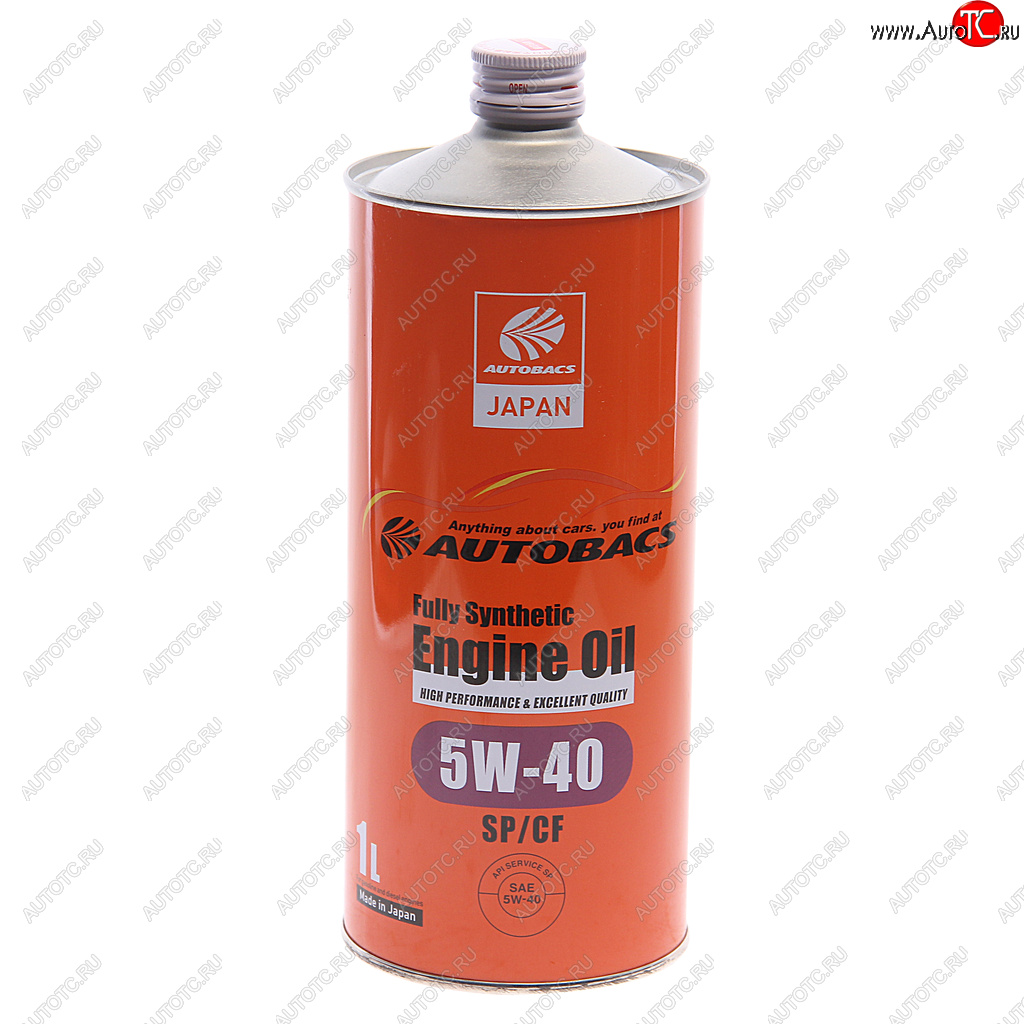 1 389 р. Масло моторное ENGINE OIL 5W40 синт.1л Япония AUTOBACS AUTOBACS a00032241  с доставкой в г. Кемерово
