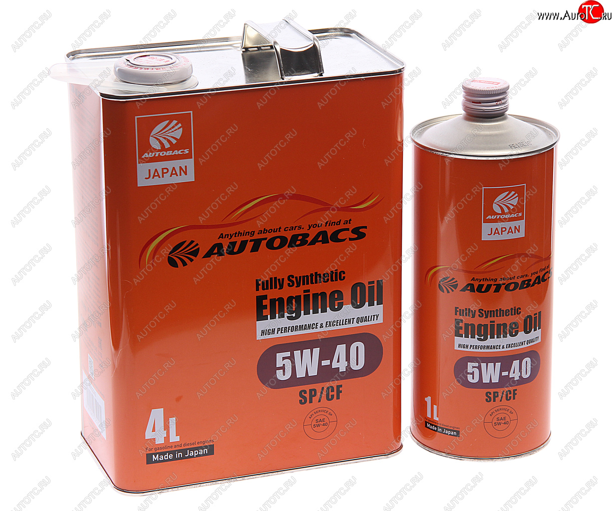 4 389 р. Масло моторное ENGINE OIL 5W40 синт.4л+1л Япония AUTOBACS AUTOBACS a00032242-401 AUTOBACS a00032242-401  с доставкой в г. Кемерово