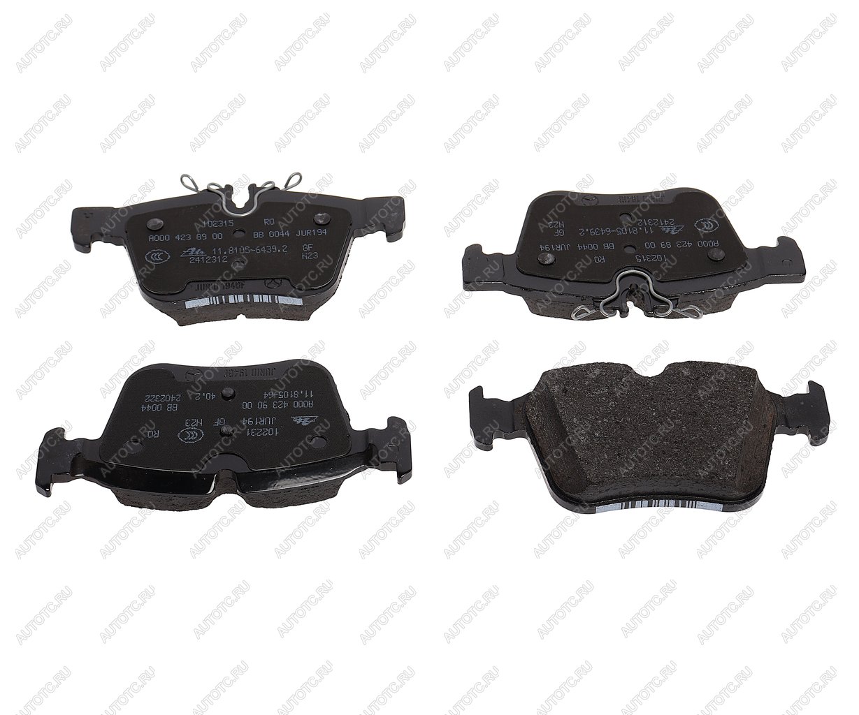 10 799 р. Колодки тормозные MERCEDES C (W205),GLC (W253)задние (4шт.) ОЕ MERCEDES a0004209403  с доставкой в г. Кемерово