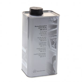 2 679 р. Жидкость тормозная DOT-4 1л Plus MERCEDES A0009895605118611 OE MERCEDES a000989560511  с доставкой в г. Кемерово. Увеличить фотографию 1