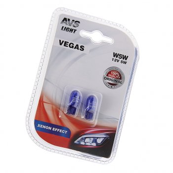 156 р. Лампа 12V W5W T10W W2.1x9.5d блистер (2шт.) AVS AVS a07432s  с доставкой в г. Кемерово. Увеличить фотографию 1