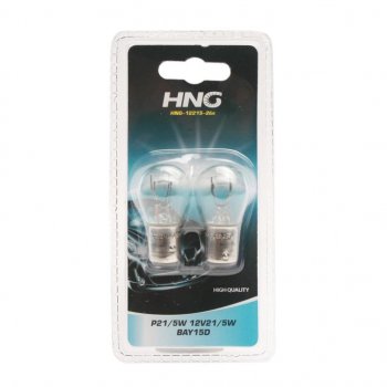 59 р. Лампа 12V P215W BAY15d блистер (2шт.) Long Life HNG HNG а12-21-5-2бл  с доставкой в г. Кемерово. Увеличить фотографию 1