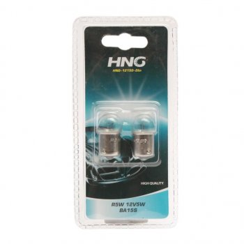 43 р. Лампа 12V R5W BA15s блистер (2шт.) Long Life HNG HNG а12-5-1бл  с доставкой в г. Кемерово. Увеличить фотографию 1
