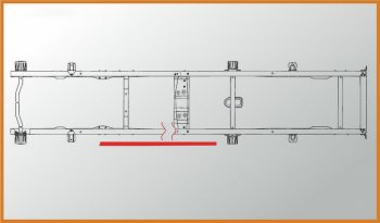 4 999 р. Удлинитель ГАЗ-3302 рамы средний левый сверленый L=940мм толщина 4мм АЗГ АЗГ а-135-330202.01  с доставкой в г. Кемерово. Увеличить фотографию 6