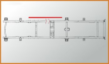 4 999 р. Удлинитель ГАЗ-3302 рамы средний правый сверленый L=940мм толщина 4мм АЗГ АЗГ а-135-330202.02  с доставкой в г. Кемерово. Увеличить фотографию 6