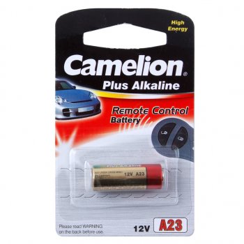 96 р. Батарейка A23 3LR50 12V (пульт сигнализации) блистер 1шт. Alkaline CAMELION CAMELION a23-bp1  с доставкой в г. Кемерово. Увеличить фотографию 1