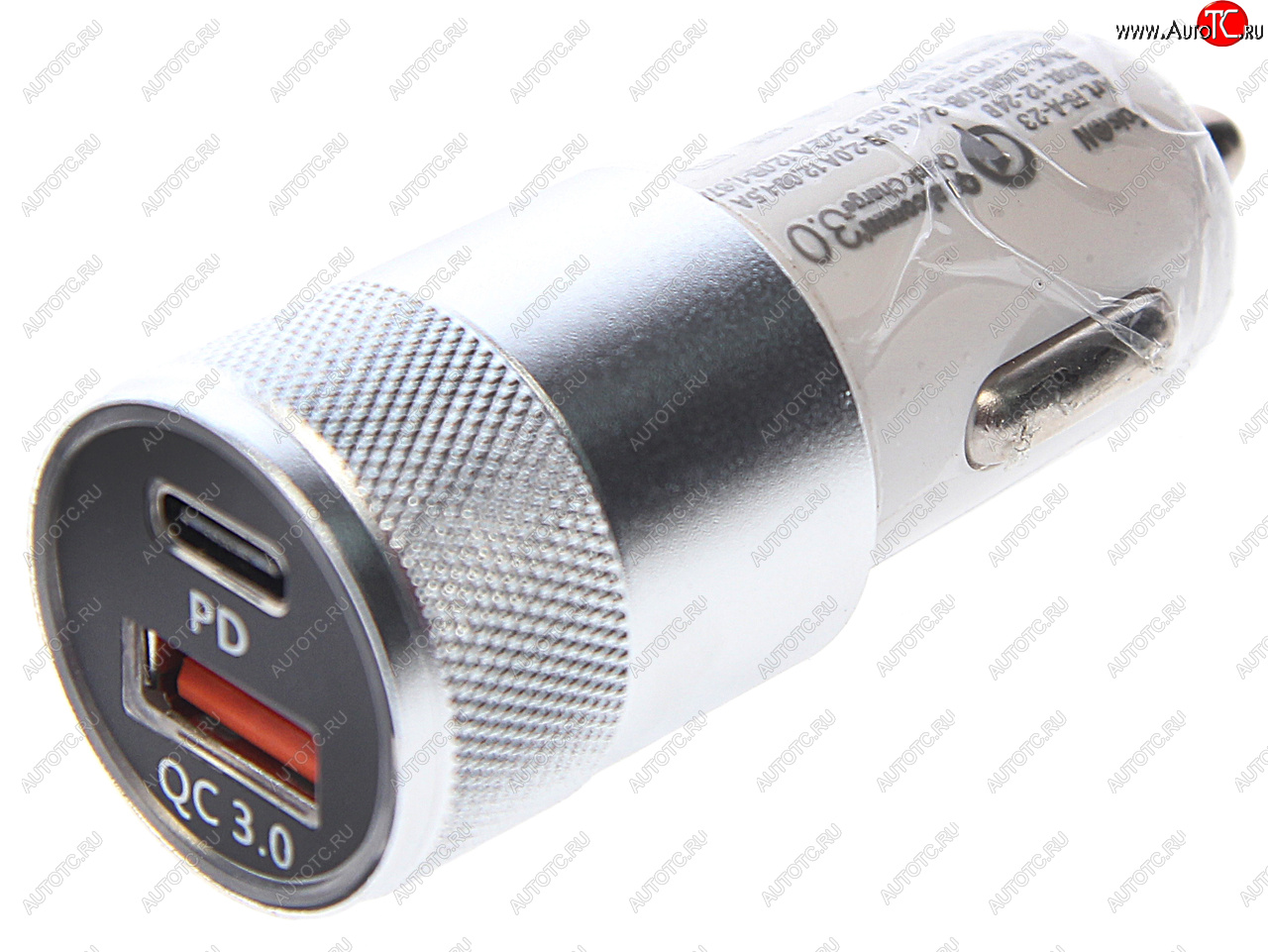 579 р. Устройство зарядное в прикуриватель 1USB + 1 Type C 12V FAISON FAISON a-23 white FAISON a-23 white  с доставкой в г. Кемерово