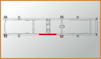 2 169 р. Усилитель ГАЗ-33023 рамы центральный левый L=600мм АЗГ АЗГ а-295-3302.01  с доставкой в г. Кемерово. Увеличить фотографию 5