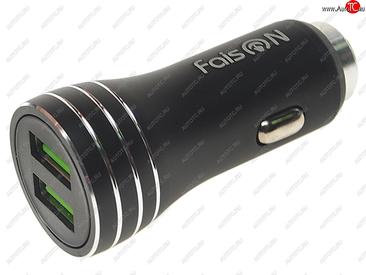 449 р. Устройство зарядное в прикуриватель 2USB 12V FAISON FAISON a-33 black FAISON a-33 black  с доставкой в г. Кемерово