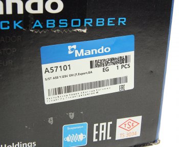 7 299 р. Амортизатор CHEVROLET Cobalt (13-) передний правый газовый MANDO MANDO a57101 MANDO a57101  с доставкой в г. Кемерово. Увеличить фотографию 6