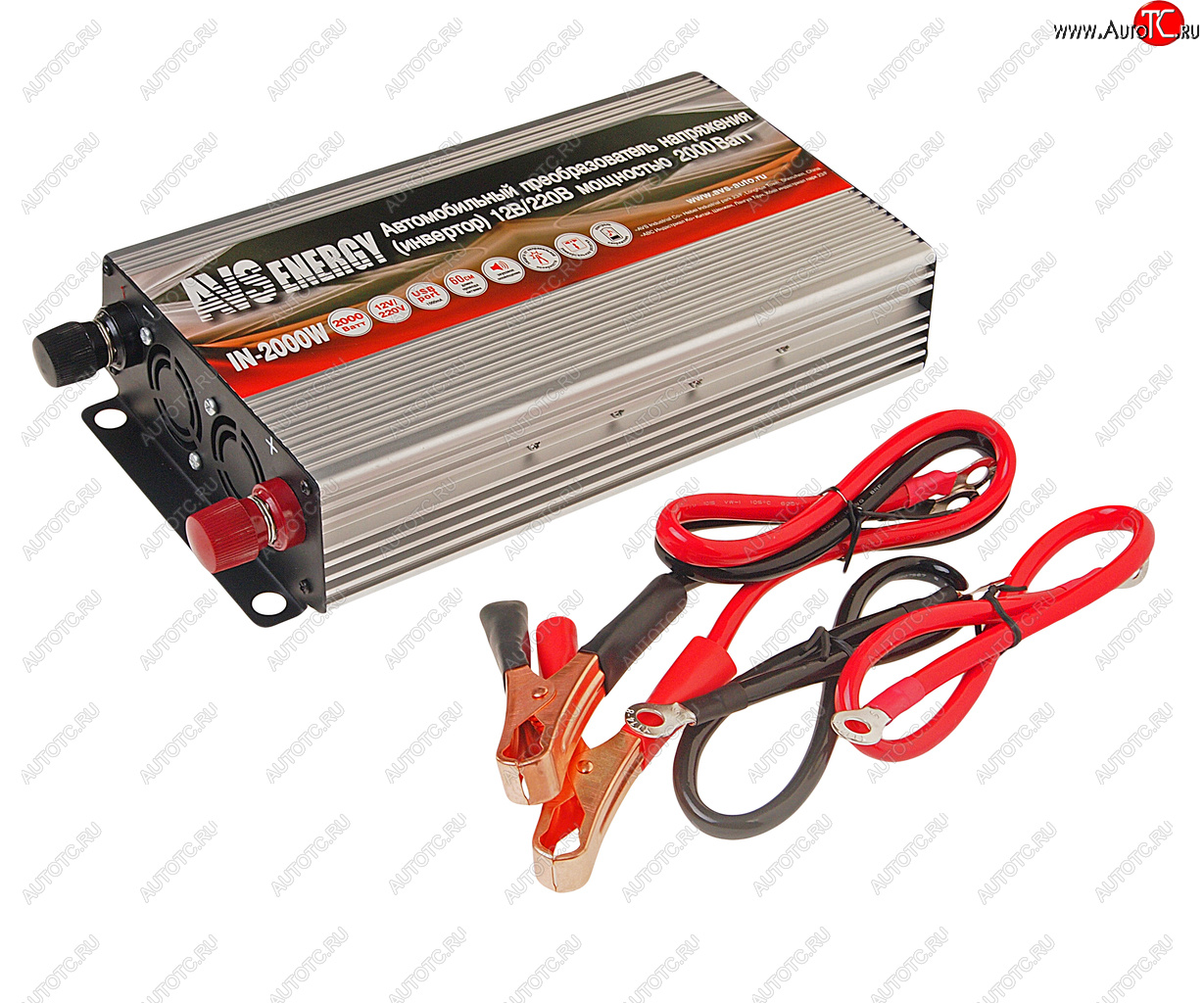 10 849 р. Преобразователь напряжения (инвертор) 12-220V 2000Вт AVS AVS a78003s  с доставкой в г. Кемерово