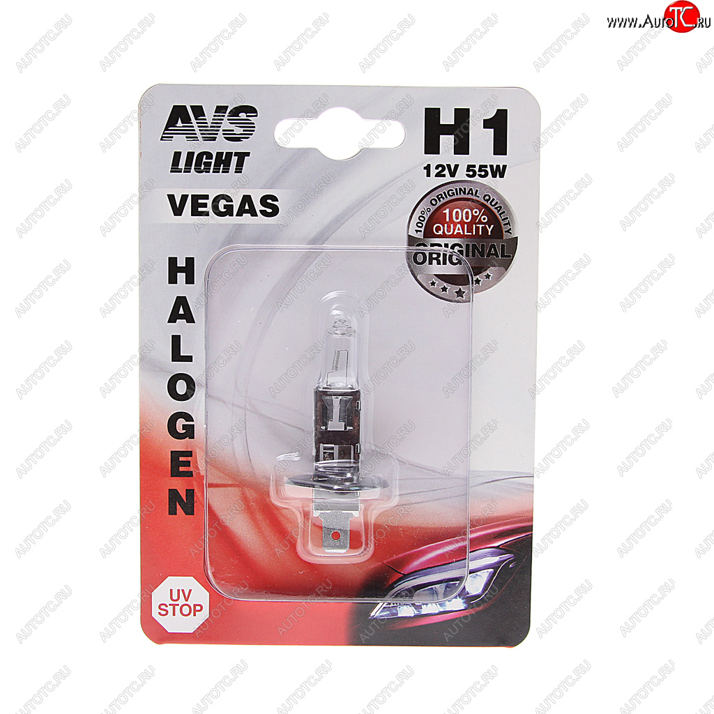110 р. Лампа 12V H1 55W P14.5s блистер (1шт.) AVS AVS a78479s  с доставкой в г. Кемерово