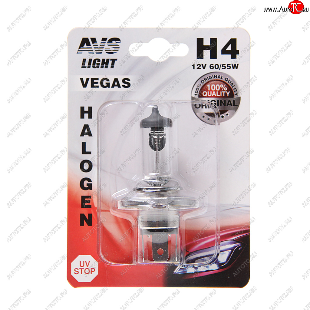 209 р. Лампа 12V H4 60/55W P43t блистер (1шт.) AVS AVS a78482s AVS a78482s  с доставкой в г. Кемерово