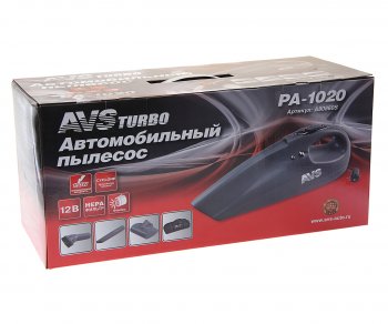 5 599 р. Пылесос автомобильный 12V 150W в прикуриватель (3 насадки) AVS AVS a80860s  с доставкой в г. Кемерово. Увеличить фотографию 5