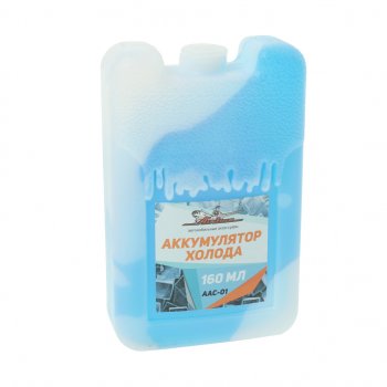 143 р. Аккумулятор холода 160г водно-солевой (жесткий) AIRLINE AIRLINE aac-01  с доставкой в г. Кемерово. Увеличить фотографию 1