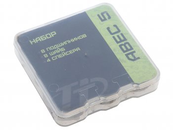 599 р. Подшипник для роликов (самокатскейт) (8шт.) 8 шайб 4 спейсера NO NAME abec-5  с доставкой в г. Кемерово. Увеличить фотографию 2