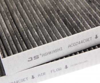 2 999 р. Фильтр воздушный салона BMW 7 (G11,G12) угольный комплект (2шт.) JS ASAKASHI JS ASAKASHI ac0244cset  с доставкой в г. Кемерово. Увеличить фотографию 2