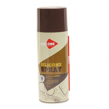 379 р. Смазка силиконовая 450мл аэрозоль Silicone Spray AIM-ONE AIM-ONE ad-200  с доставкой в г. Кемерово. Увеличить фотографию 1