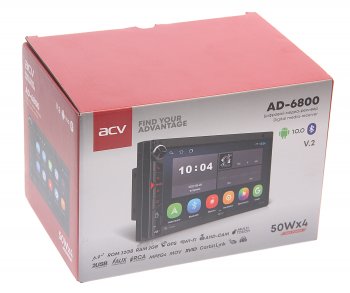 11 299 р. Магнитола автомобильная 2DIN ACV ACV ad-6800  с доставкой в г. Кемерово. Увеличить фотографию 4