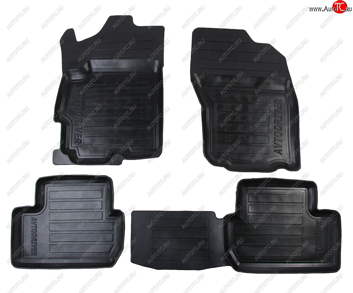 2 399 р. Коврик салона MITSUBISHI ASX (10-) PEUGEOT 4008 (12-) резина черный (4 предм.) AVTODRIVER AVTODRIVER adravg214  с доставкой в г. Кемерово