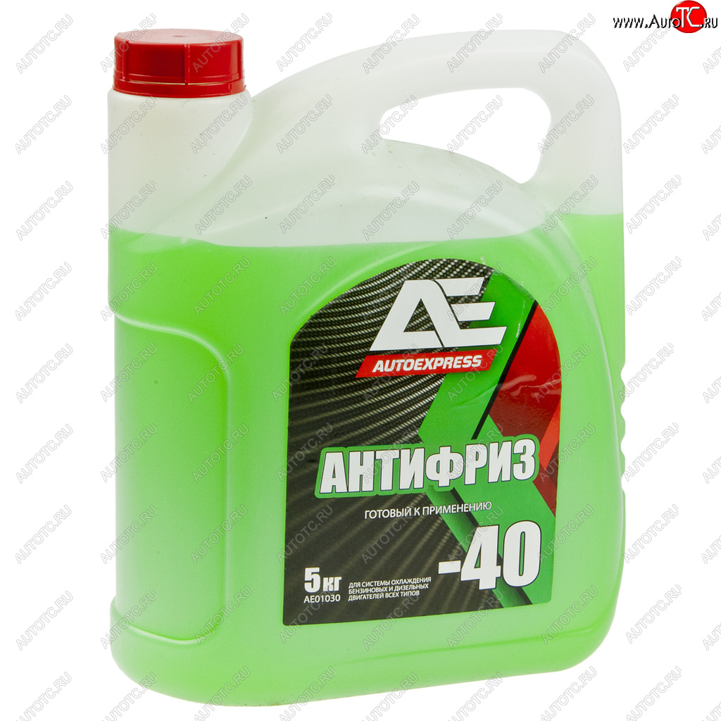 899 р. Антифриз зеленый -40C 5кг G11 GREEN AUTOEXPRESS ТИТАН-СМ ae-01030  с доставкой в г. Кемерово