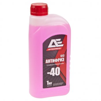 178 р. Антифриз красный -40C 1кг G12 RED AUTOEXPRESS ТИТАН-СМ ae-01073  с доставкой в г. Кемерово. Увеличить фотографию 1