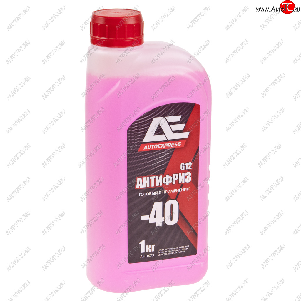 178 р. Антифриз красный -40C 1кг G12 RED AUTOEXPRESS ТИТАН-СМ ae-01073  с доставкой в г. Кемерово
