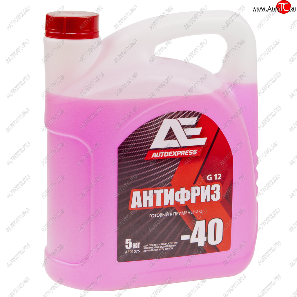 899 р. Антифриз красный -40C 5кг G12 RED AUTOEXPRESS ТИТАН-СМ ae-01075  с доставкой в г. Кемерово