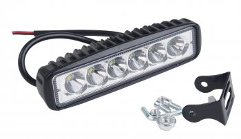 659 р. Фара рабочего света 155х70х40мм E-18W 6LED (направленный свет) AVTOELECTRICA AVTOELECTRICA ae18rt-6led-drl-hc ае  с доставкой в г. Кемерово. Увеличить фотографию 1
