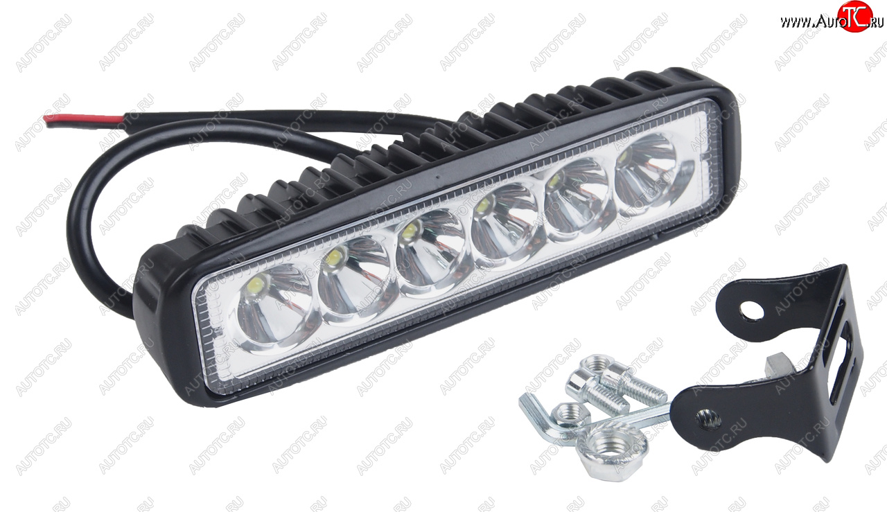 659 р. Фара рабочего света 155х70х40мм E-18W 6LED (направленный свет) AVTOELECTRICA AVTOELECTRICA ae18rt-6led-drl-hc ае  с доставкой в г. Кемерово