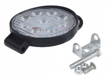479 р. Фара рабочего света круглая 115х142x28мм 27W 9LED (рассеянный свет) AVTOELECTRICA AVTOELECTRICA ae27r-9led-28pc ае  с доставкой в г. Кемерово. Увеличить фотографию 1