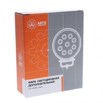 569 р. Фара рабочего света круглая 115х142x42мм 27W 9LED (рассеянный свет) AVTOELECTRICA AVTOELECTRICA ae27r-9led-42pc ае  с доставкой в г. Кемерово. Увеличить фотографию 3