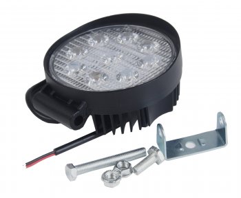 879 р. Фара рабочего света круглая 115х142x55мм 27W 9LED (направленный свет) AVTOELECTRICA AVTOELECTRICA ae27r-9led-55hc ае  с доставкой в г. Кемерово. Увеличить фотографию 1