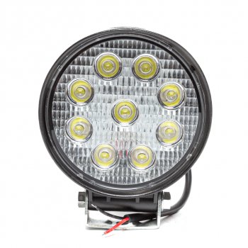869 р. Фара рабочего света круглая 115х142x55мм 27W 9LED (рассеянный свет) AVTOELECTRICA AVTOELECTRICA ae27r-9led-55pc ае  с доставкой в г. Кемерово. Увеличить фотографию 5
