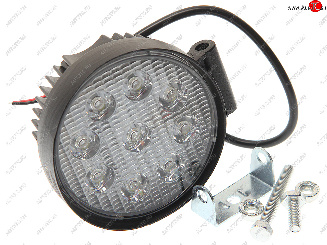 869 р. Фара рабочего света круглая 115х142x55мм 27W 9LED (рассеянный свет) AVTOELECTRICA AVTOELECTRICA ae27r-9led-55pc ае  с доставкой в г. Кемерово