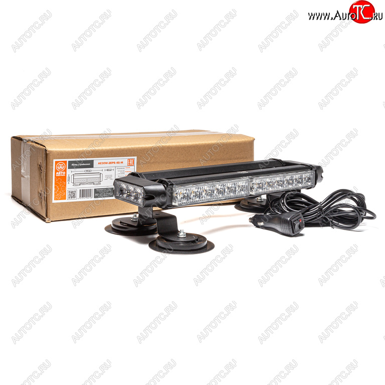 4 189 р. Балка светодиодная 1224V 30Вт на магните стробоскоп 4 стор.(2+2+2 блока Epistar) AVTOELECTRICA AVTOELECTRICA ae30w-2eps-4s-m  с доставкой в г. Кемерово