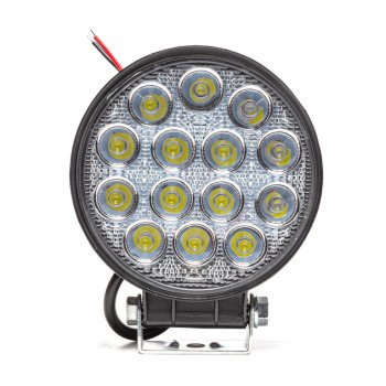689 р. Фара рабочего света 115х142х42мм 42W (рассеянный свет) круглая AVTOELECTRICA AVTOELECTRICA ae42r-14led-42pc ае  с доставкой в г. Кемерово. Увеличить фотографию 6