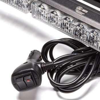 5 199 р. Балка светодиодная 1224V 42Вт магнит стробоскоп 4 стор.(3+3+2 блока Epistar) AVTOELECTRICA AVTOELECTRICA ae42w-3eps-4s-m  с доставкой в г. Кемерово. Увеличить фотографию 4