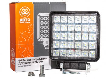 719 р. Фара рабочего света квадратная 110х140х42 90Вт 30 светодиодов рассеянный свет AVTOELECTRICA AVTOELECTRICA ae90s-30led-42pc  с доставкой в г. Кемерово. Увеличить фотографию 1
