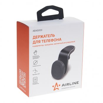 529 р. Держатель телефона на дефлектор магнитный AIRLINE AIRLINE aeag003  с доставкой в г. Кемерово. Увеличить фотографию 3