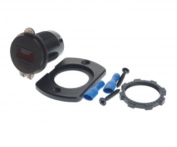 1 189 р. Розетка автомобильная встраиваемая влагозащищенная 12-24V 2USB (2.1A + 2.1A) AIRLINE AIRLINE aebj203  с доставкой в г. Кемерово. Увеличить фотографию 1