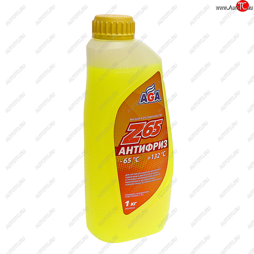 399 р. Антифриз желтый -65C 0.946л Antifreeze Z65 AGA AGA aga042z  с доставкой в г. Кемерово