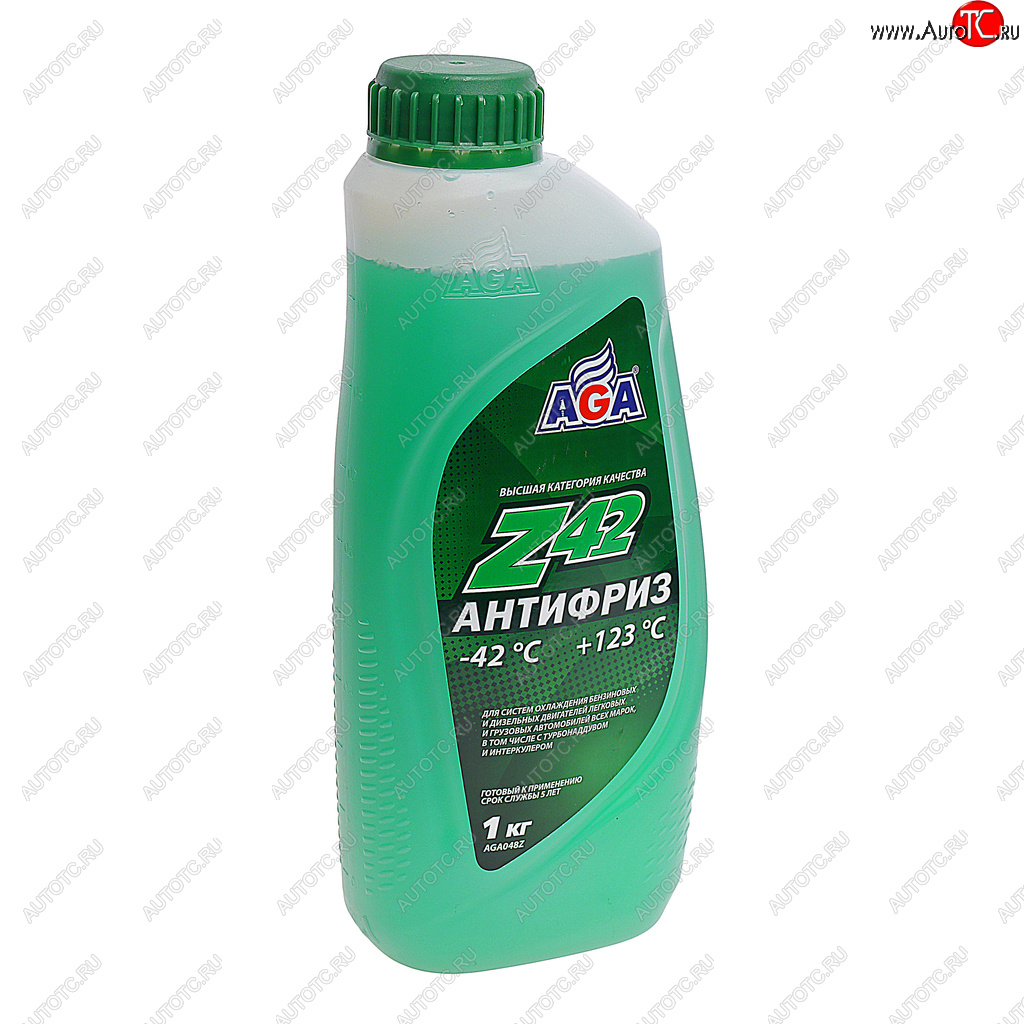 369 р. Антифриз зеленый -42C 0.946л Antifreeze Z42 AGA AGA aga048z  с доставкой в г. Кемерово